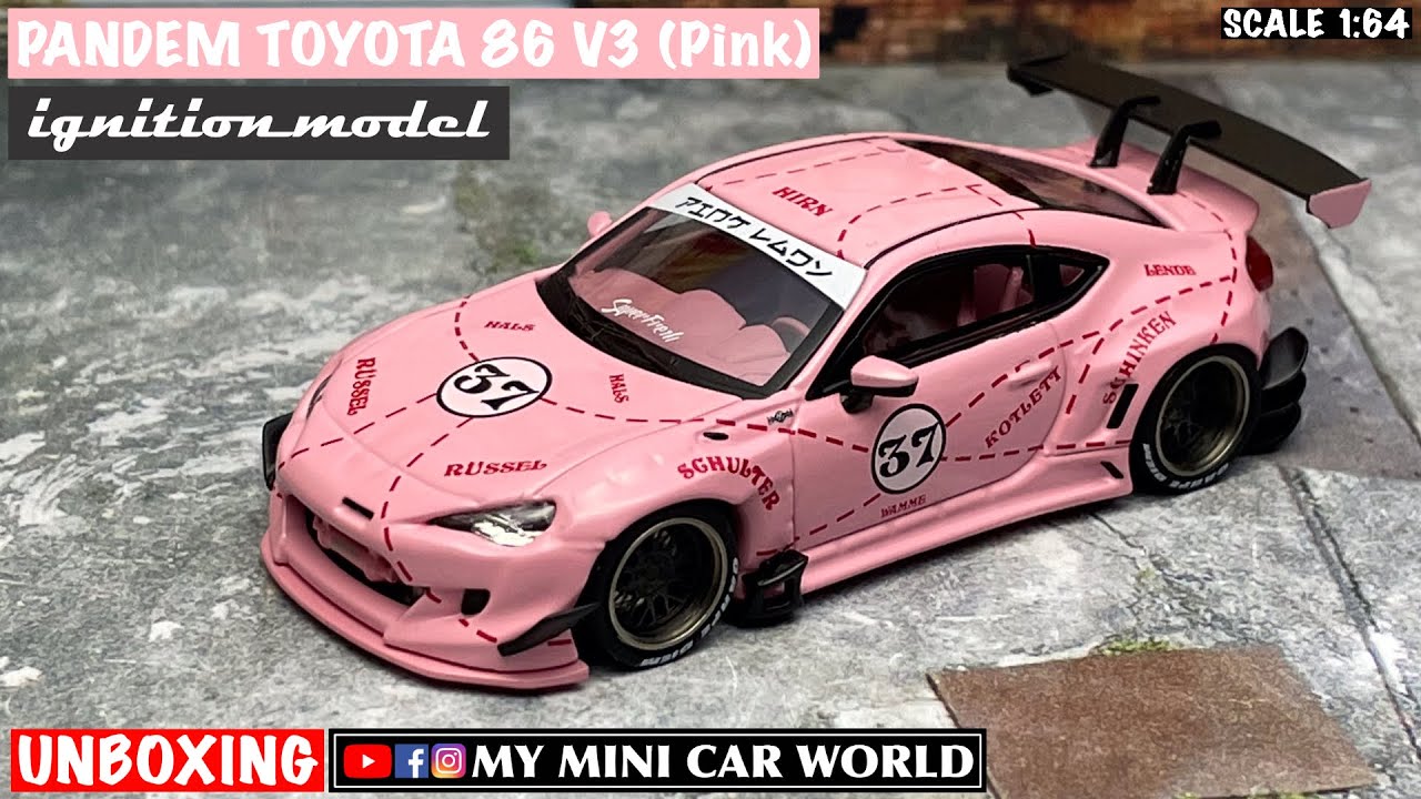 MY MINI CAR WORLD】UNBOXING IGNITION MODEL 1/64 PANDEM TOYOTA 86