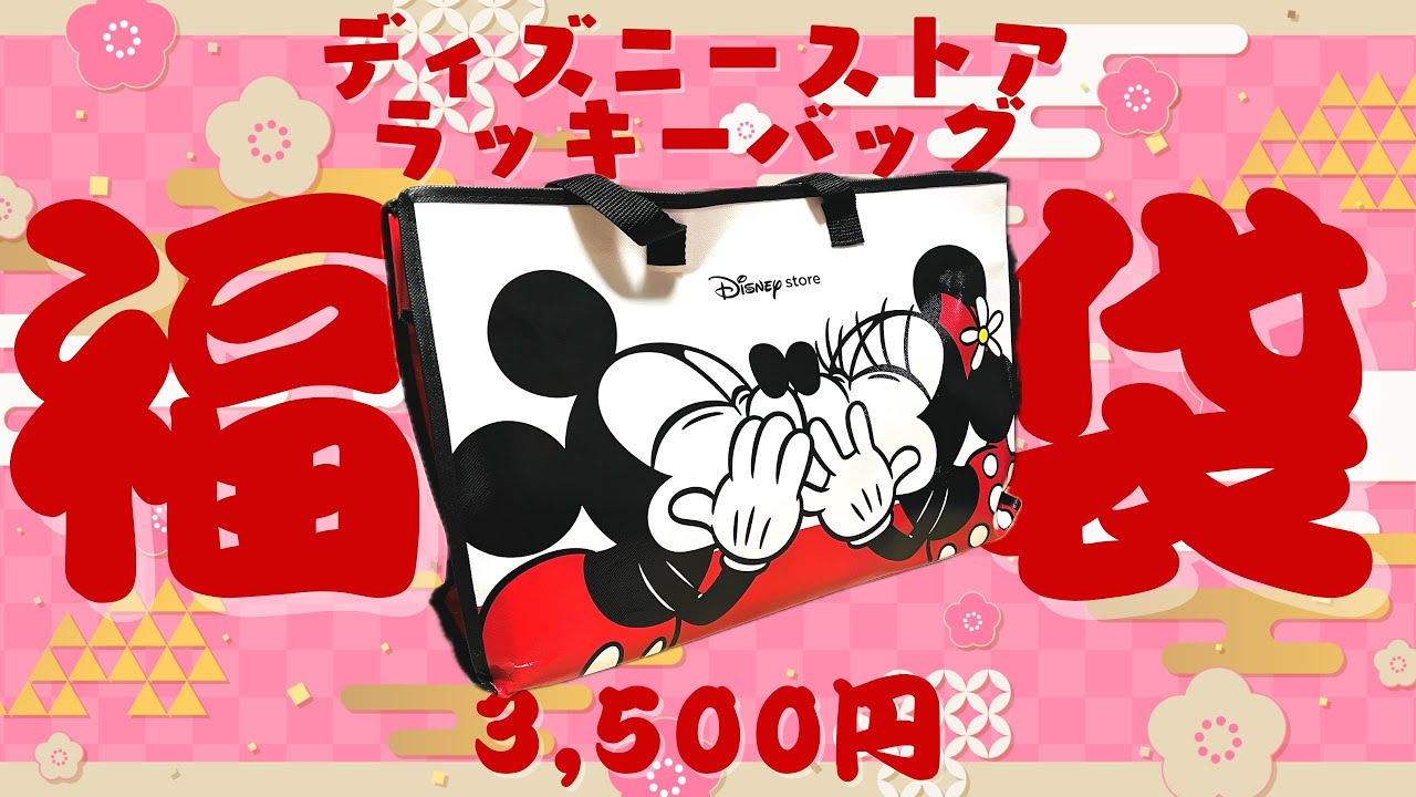 福袋WEEK】ディズニーストア3,500円ラッキーバッグ！見たことのない