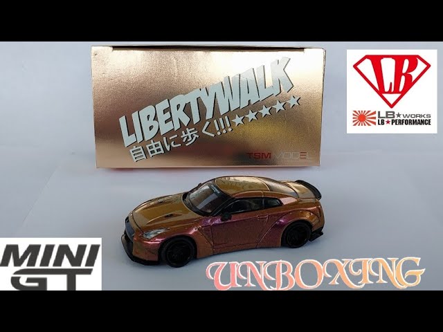 Unboxing Rare Mini GT #32 Magic Bronze Toyeast LBWK GT-R R35 with