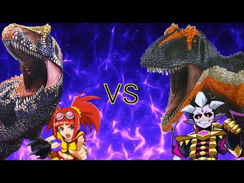 恐竜キング 】サウロファガナクス 戦慄！オメガフェニックス