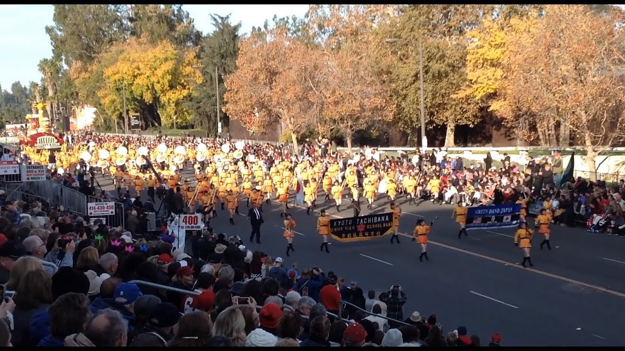 Tournament of Roses 2018 kyoto Tachibana High School Green Band
