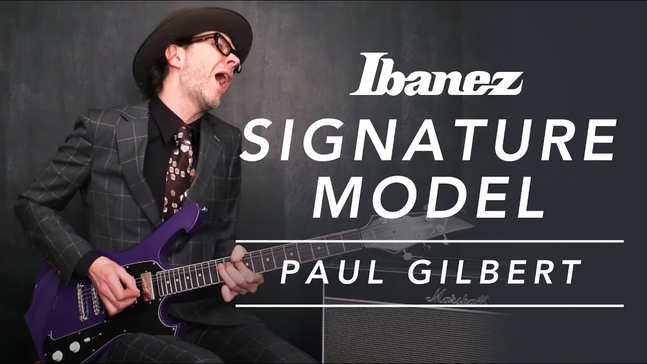 Paul Gilbert Signature Guitar Ibanez FRM300-PR - YouTube