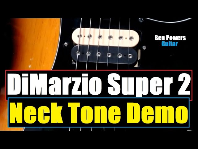 DiMarzio Super 2 Tone Demo - Using As Neck Pickup - YouTube
