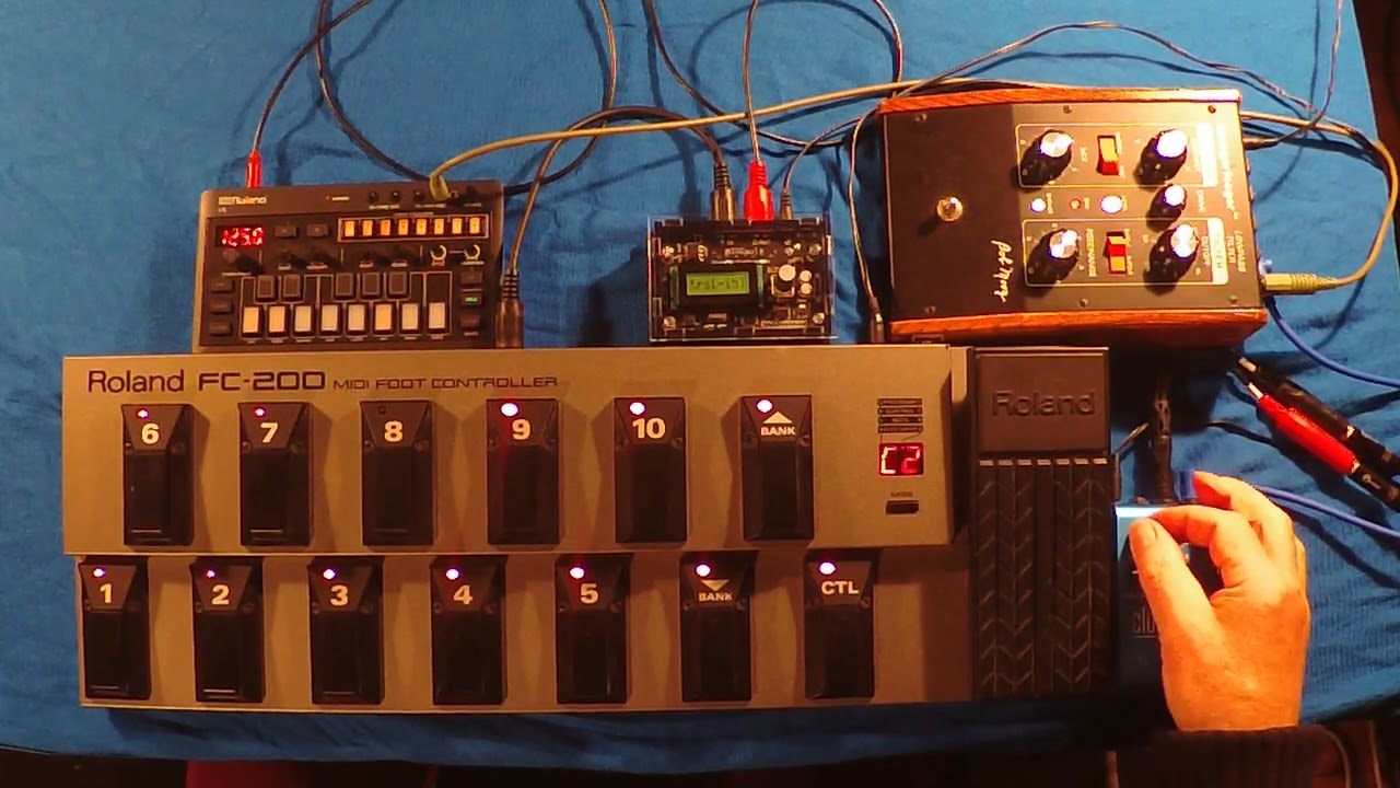 Roland FC 200 ~ Note Mode ~ Bass Pedal with J6 ~ Strymon
