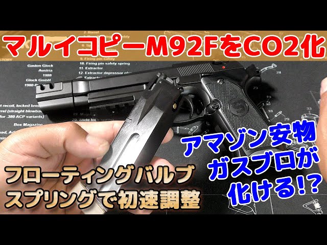 Easily turn a super cheap 10,000 yen toy gun into a CO2 gas gun on