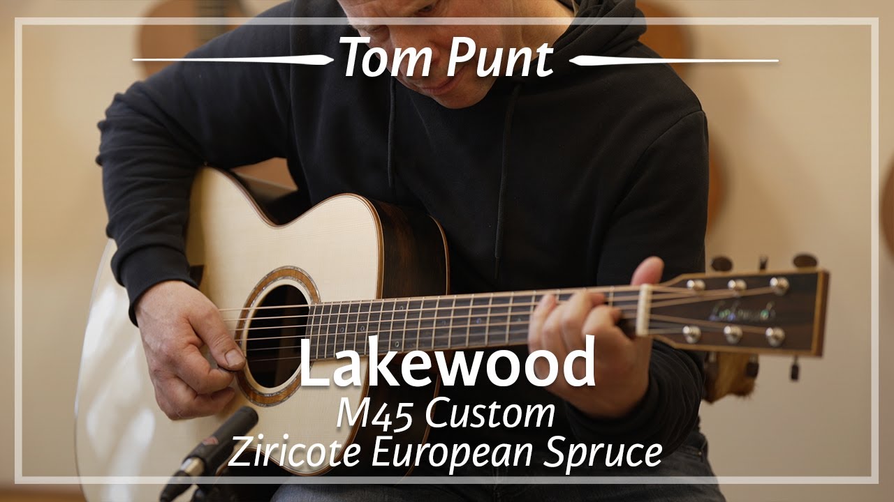Lakewood M45 Custom Ziricote European Spruce played by Tom Punt