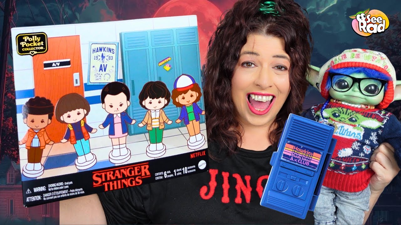 Polly Pocket Stranger Things Special Edition Playset Unboxed - YouTube