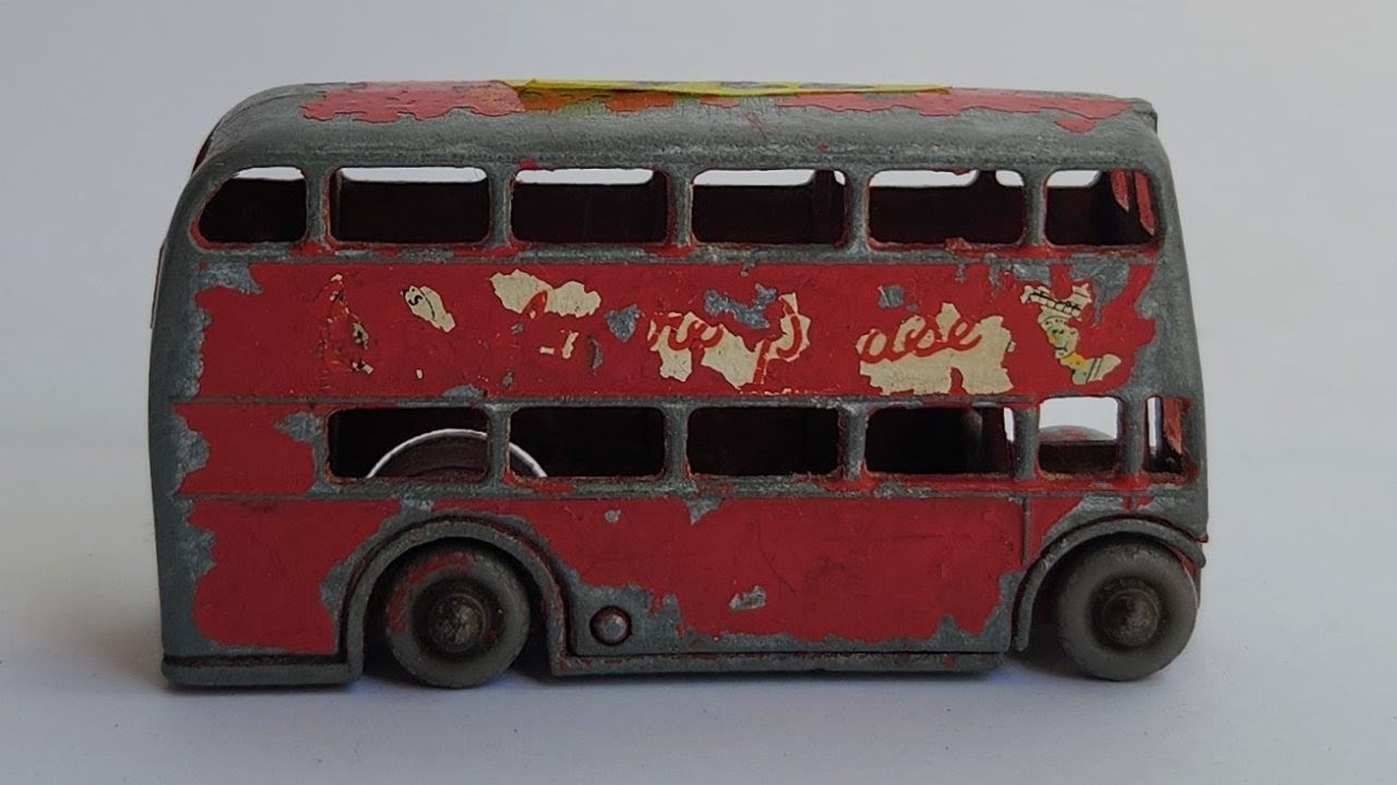 MATCHBOX Restoration No.5b London Bus 1957 - YouTube