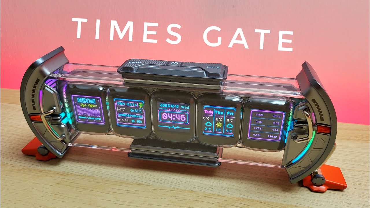 Unique One Of A Kind Desk Accessory - Divoom Times Gate Unboxing