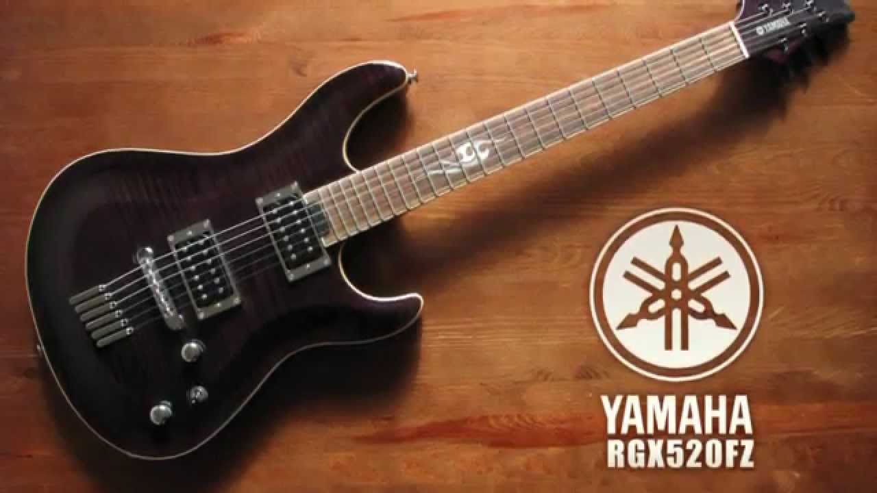 Yamaha RGX520FZ electric guitar (see thru black) - YouTube