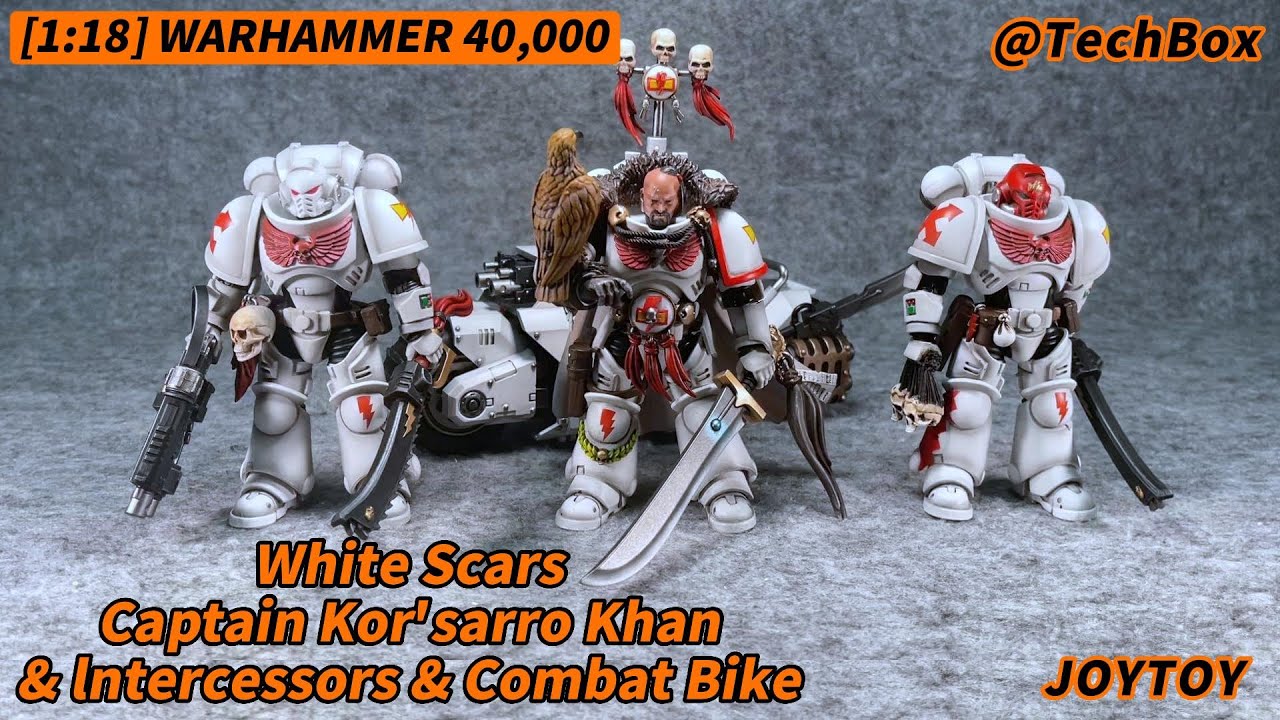 Joytoy Warhammer 40K, White Scars Captain Kor'sarro Khan