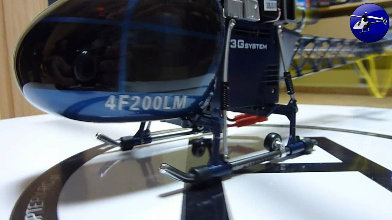 Walkera 4F200LM 3 Bladed Heli - YouTube