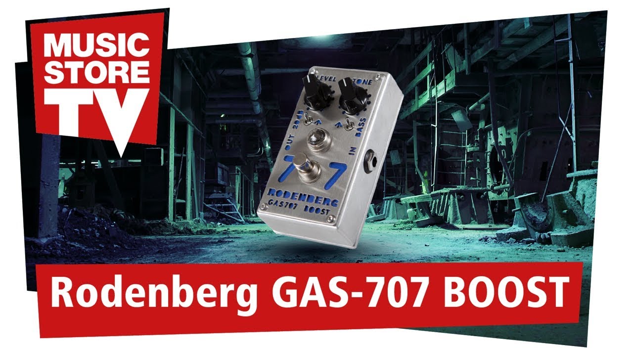 Rodenberg Amplification GAS-707 NG Guitar Boost Pedal - YouTube