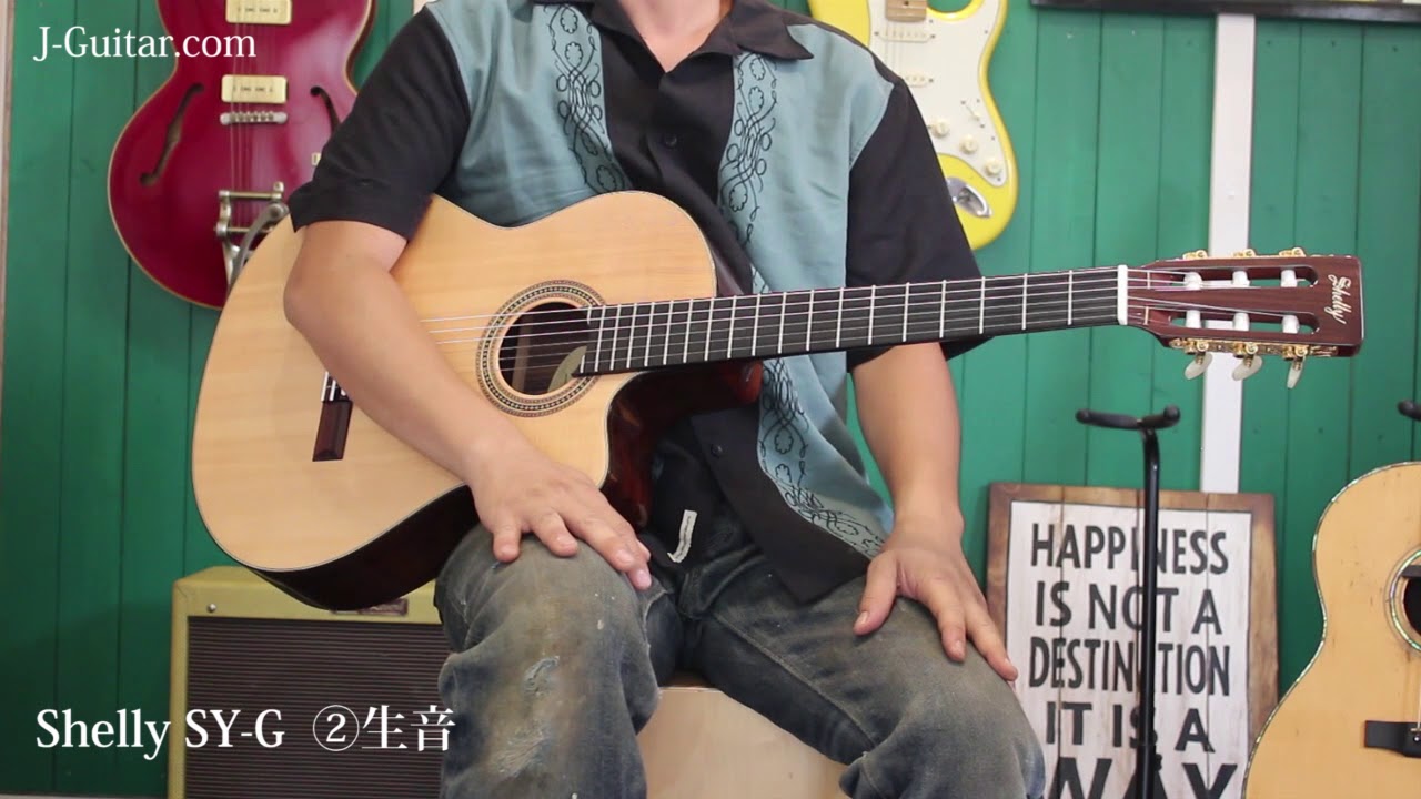 レビュー】Shelly SY-G「1.スペック」 by J-Guitar.com - YouTube