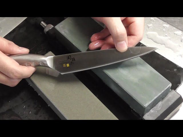 I tried sharpening a stainless steel knife with a cheap Chinese