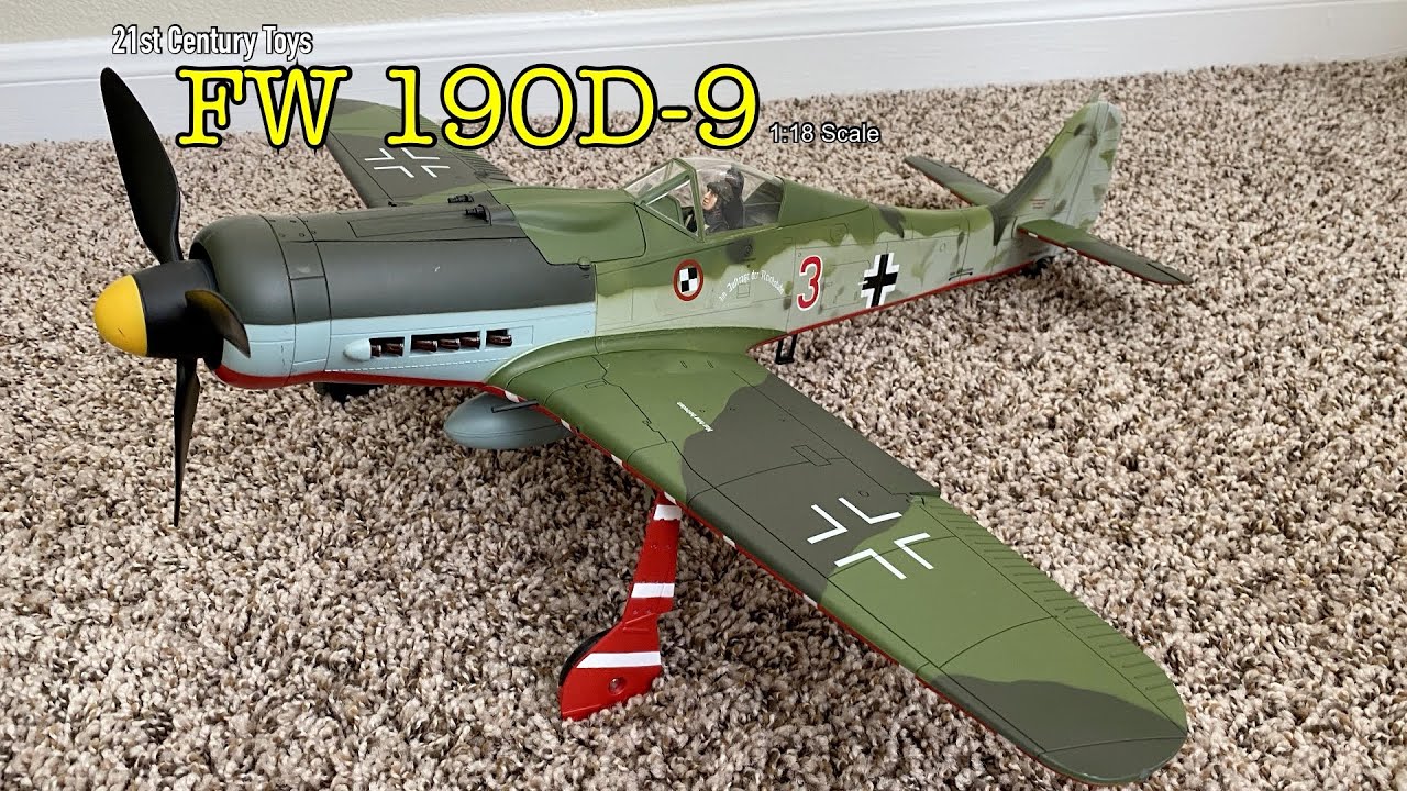 21st Century Toys: FW 190D (1:18 scale) UNBOXING - YouTube