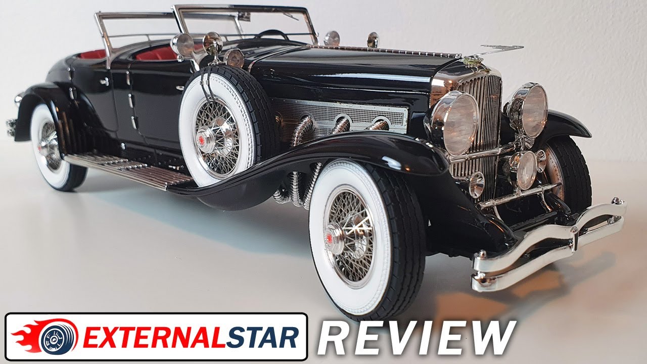 Review: Duesenberg SJ 1930 1:18 model by Matrix - YouTube
