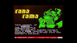 Ranarama On ZX Spectrum - YouTube