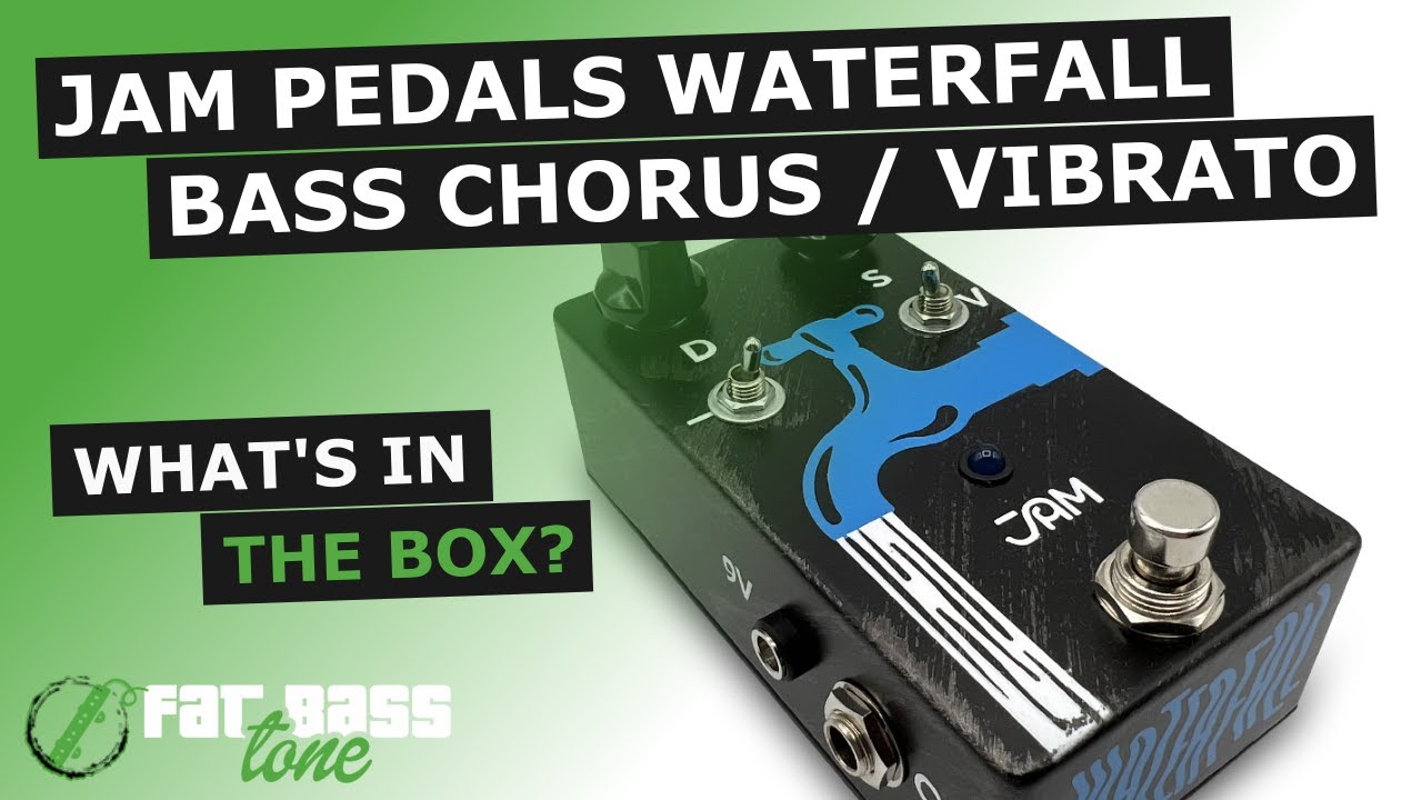 Jam Pedals Waterfall Bass Chorus Pedal: What's In The Box (A Close