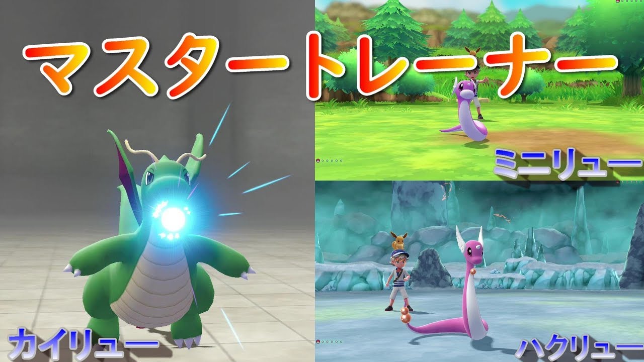 ポケモン】マスタートレーナー（ミニリュウ～カイリュー）【ピカブイ
