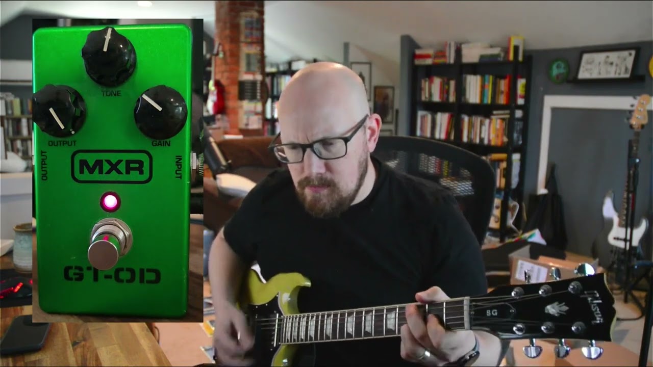 GT-OD by MXR | Overdrive Pedal Demo with Text Commentary | No