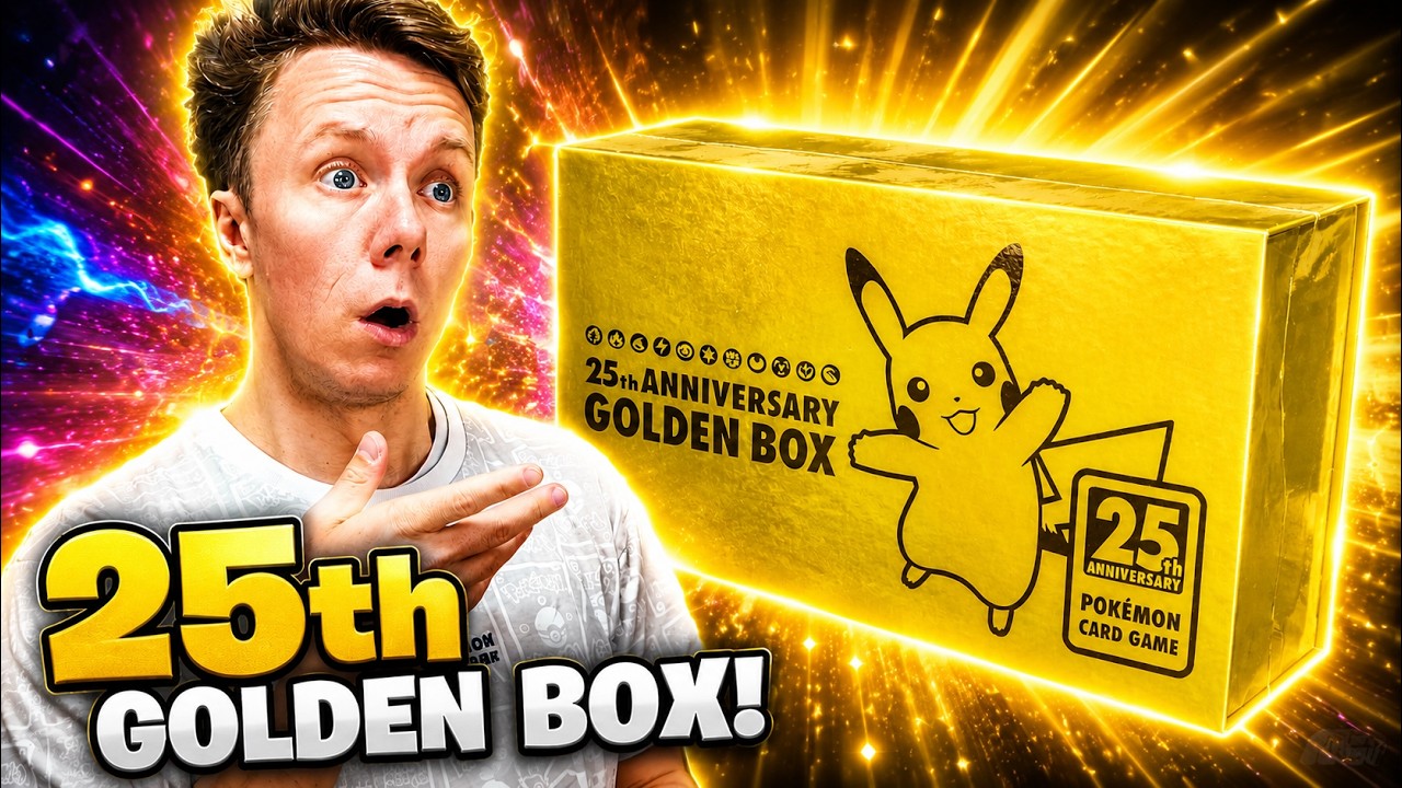 Pokémon 25th Anniversary Golden Box Opening!! - YouTube
