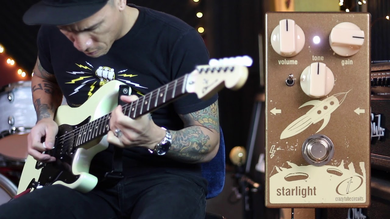 Crazy Tube Circuits Starlight Fuzz-Distortion pedal - demo by RJ