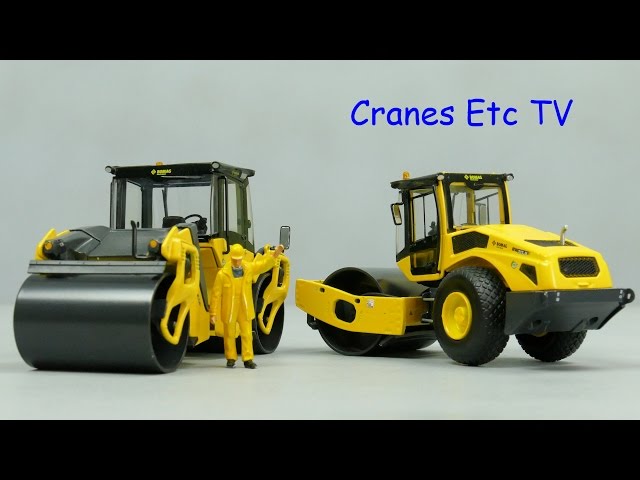 Kaster Bomag 206 AD and 213 D-5 Rollers by Cranes Etc TV - YouTube