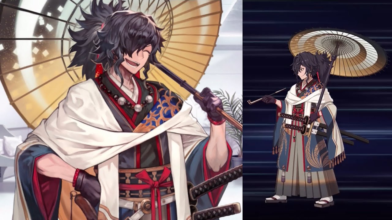 FGO】岡田以蔵〔まっこと格好えい羽織袴〕 霊衣開放＆バトルボイス＆全
