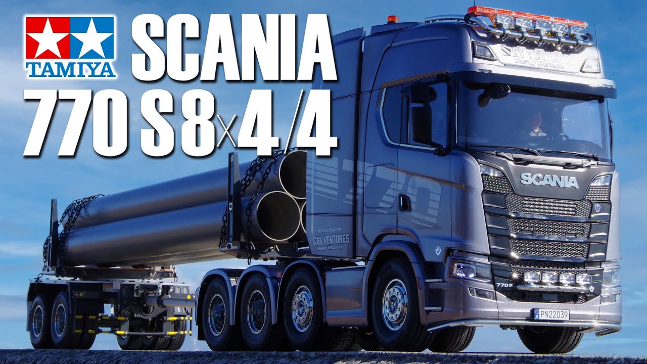 タミヤ 1/14 電動RCビッグトラックシリーズ スカニア 770 S 8x4/4 | タミヤ
