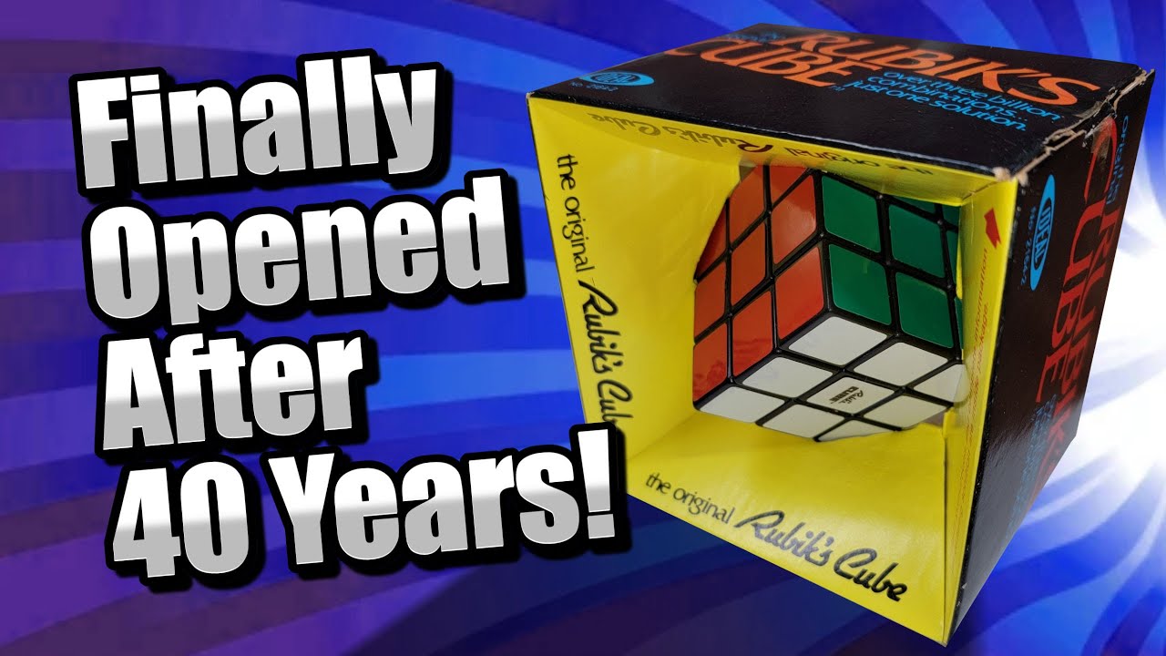 We Open a Vintage, Sealed Rubik's Cube Gifted to us by‬