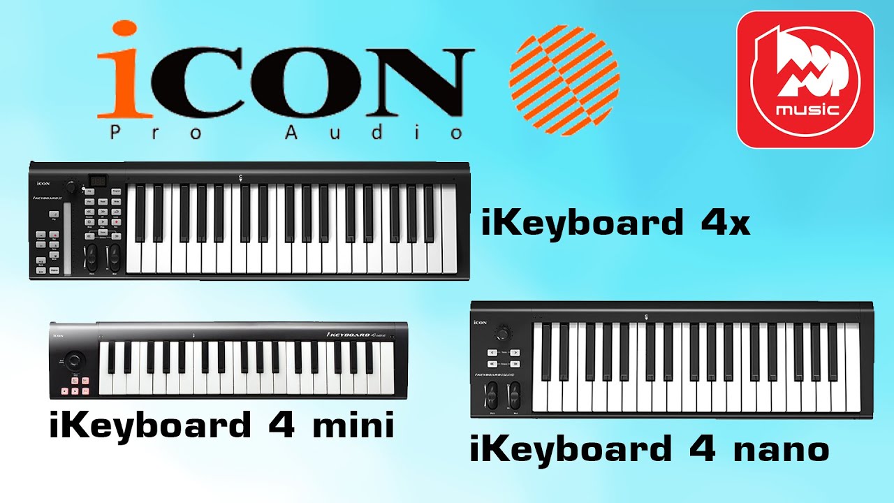 DTM・DAW Icon I Keyboard 4X iKeyboard 4X - Icon Pro Audio