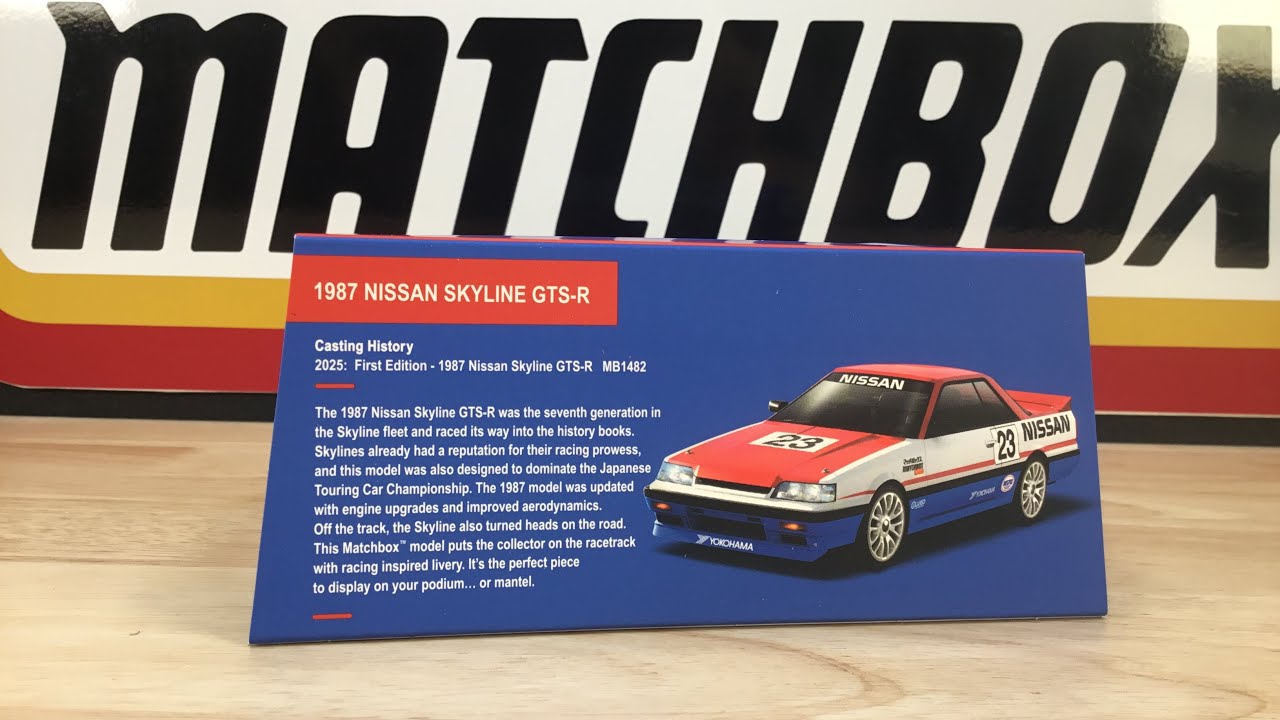 Matchbox Mattel Creations - 1987 Nissan Skyline GTS -R - YouTube