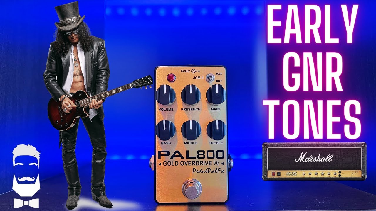 The Sound of Slash's JCM800 MOD #34 ! Pedal Pal Fx PAL 800 Gold