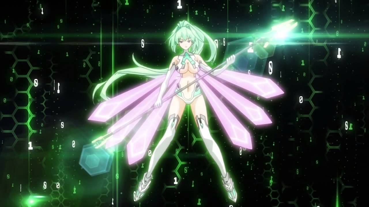 超次元ゲイム ネプテューヌ】 ベール、ブラン 変身シーン - YouTube