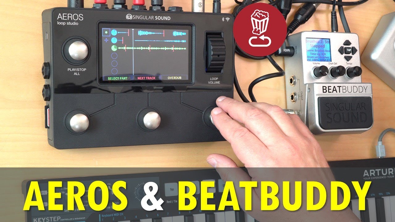 Aeros Loop Studio and BeatBuddy Integration Walk Through【日本語