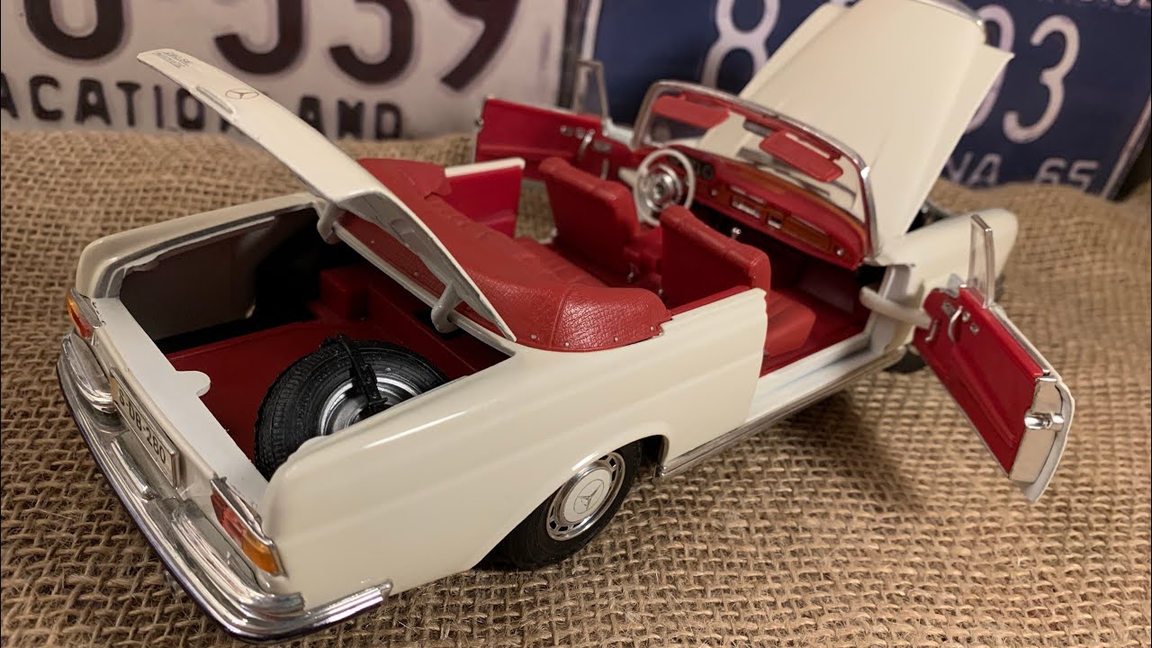 Mercedes Benz 280 SE (1966) Scale 1:18 Maisto #diecast #118