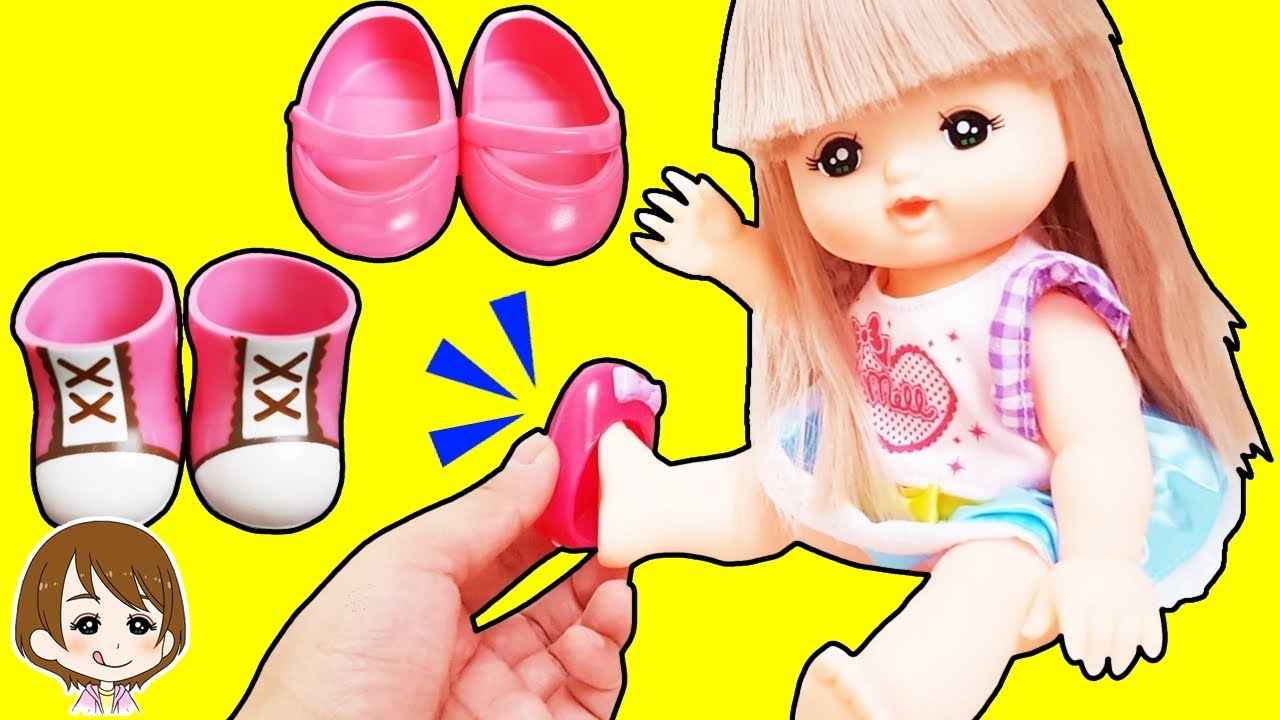 メルちゃん商品の紹介！可愛い靴セットを開封レビュー♪キャラメル