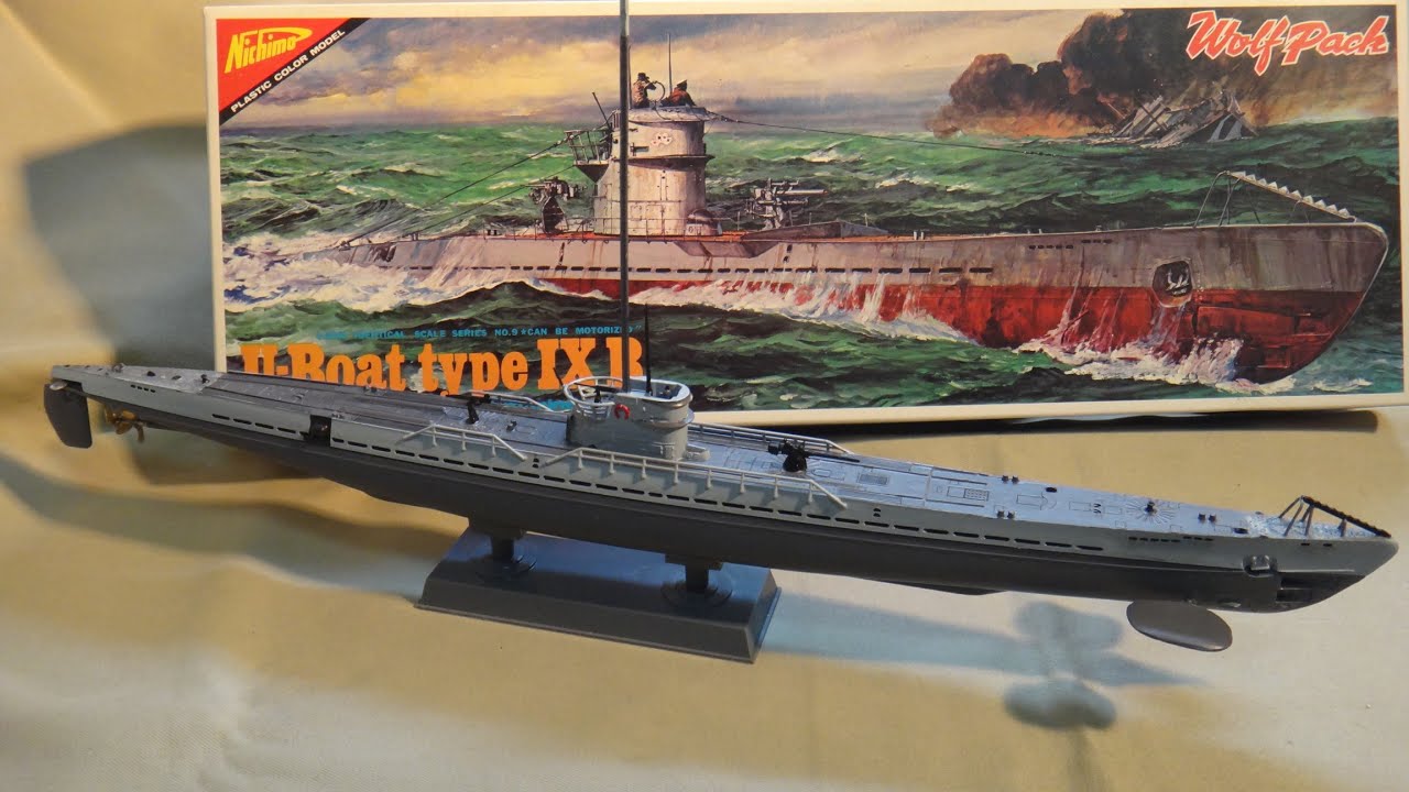 RC潜水艦を作ろう4＃1 Nichimo 1/200 U-Boat Type IX B - YouTube