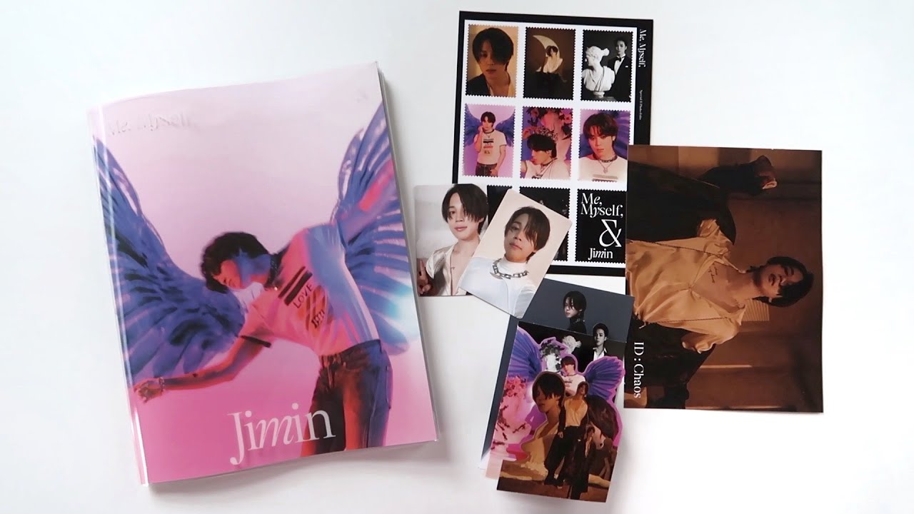 unboxing: JIMIN - SPECIAL 8 PHOTO FOLIO ME MYSELF AND JIMIN ID