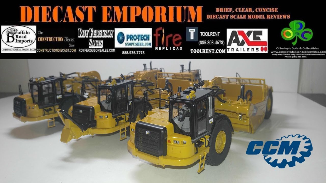 Classic Construction Models Cat 631K, 637K, & 637K Coal Boal