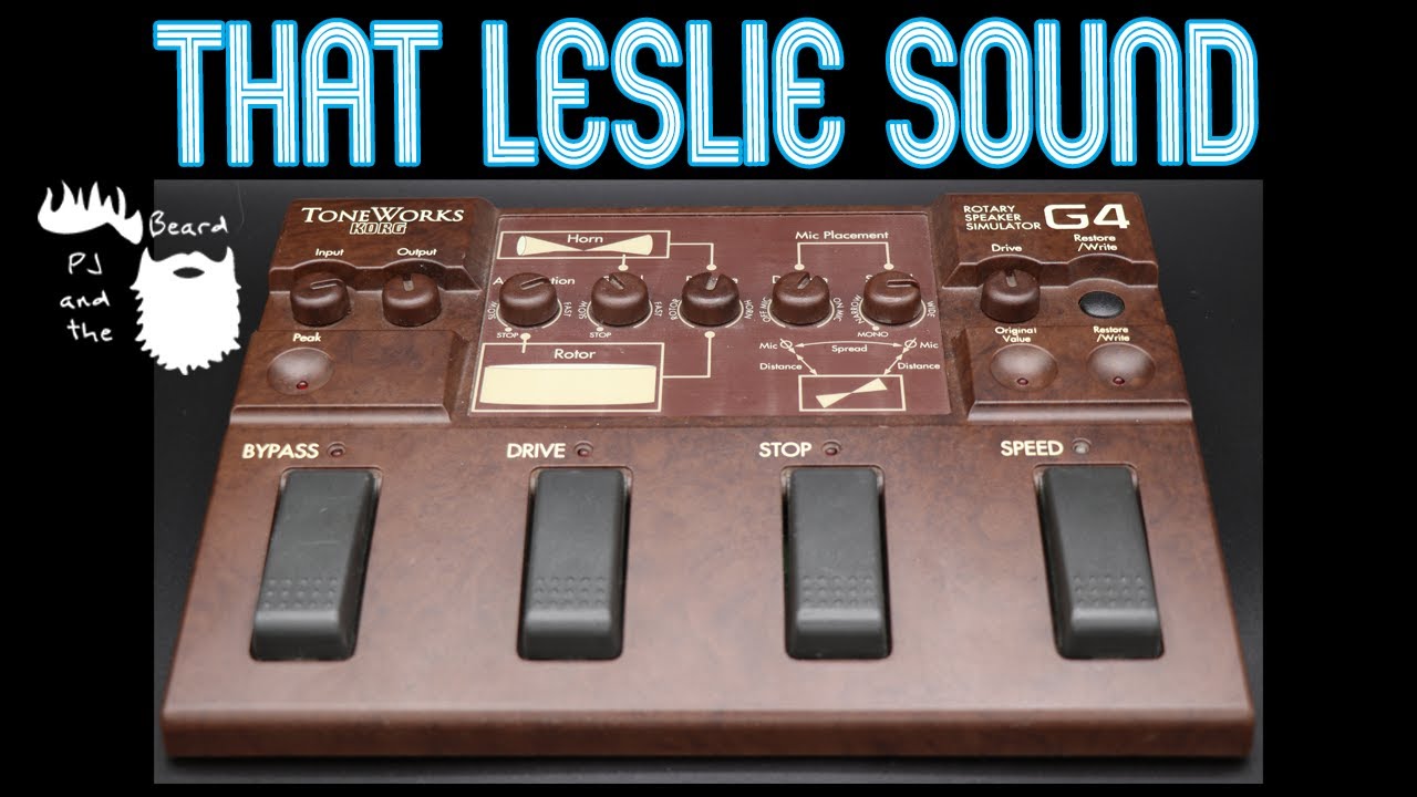 The Toneworks G4 Rotary Speaker Simulator by Korg - That Leslie