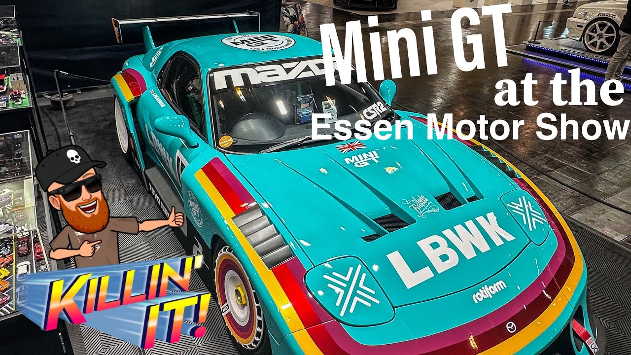 Exploring the Mini GT Booth at the Essen Motor Show 2024 - YouTube