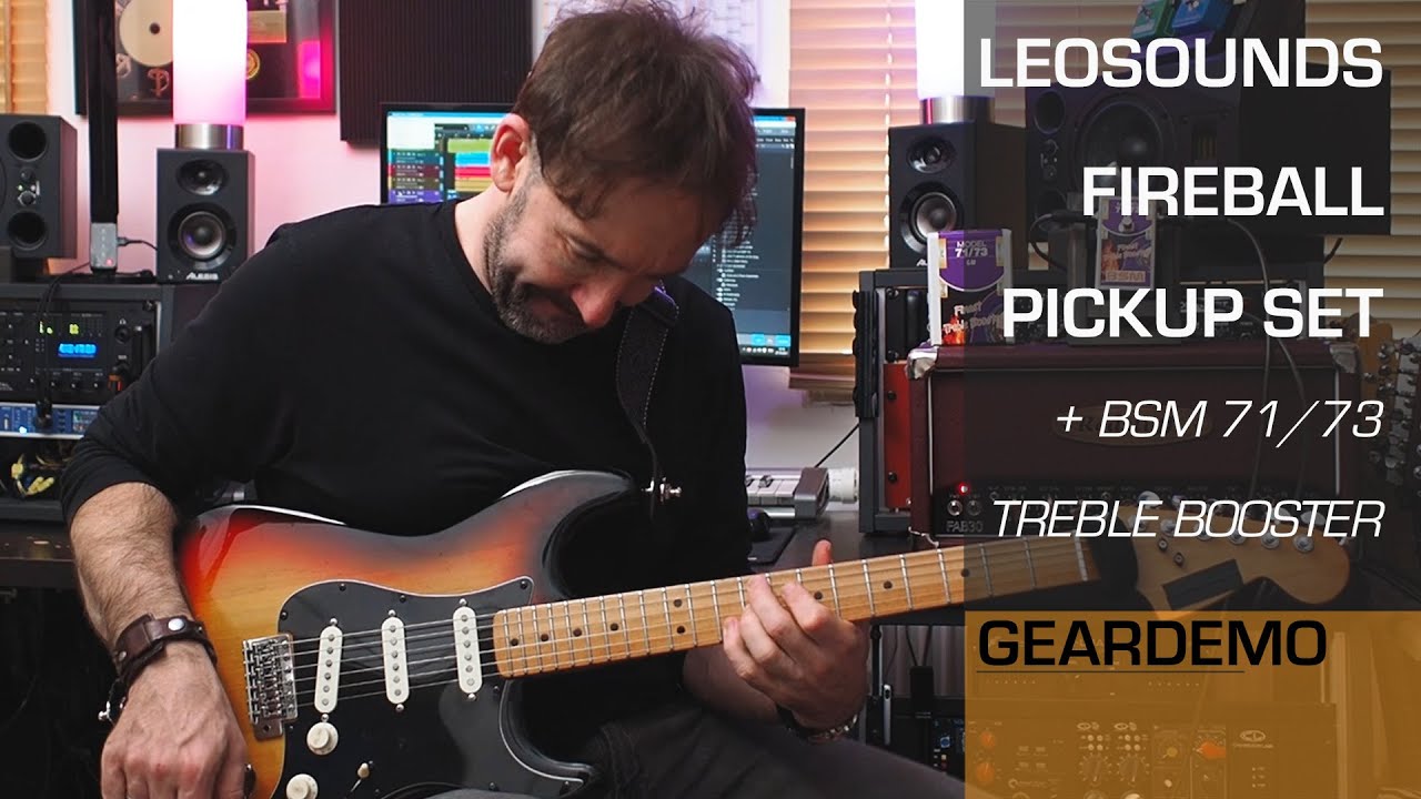 Leosounds Fireball Pickup Set & BSM 71/73 Treble Booster (No Talk