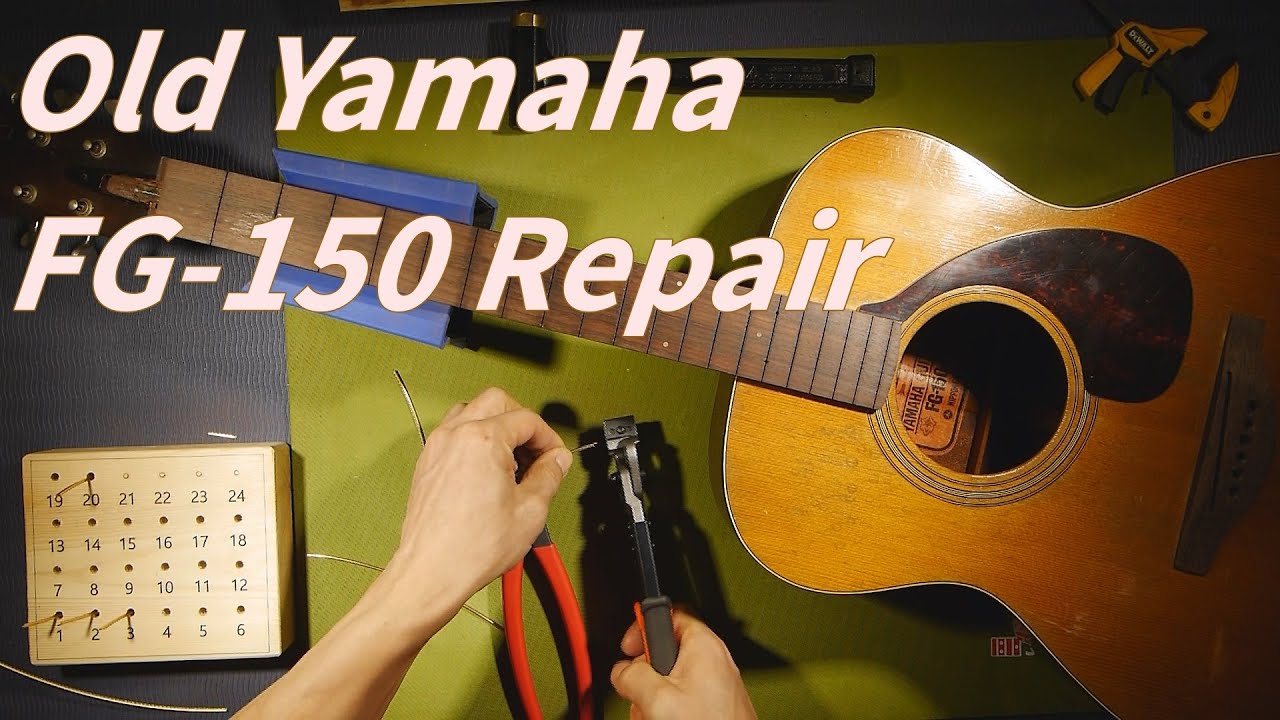 YAMAHA FG 150 (1971) Restore & Sound Sample - YouTube