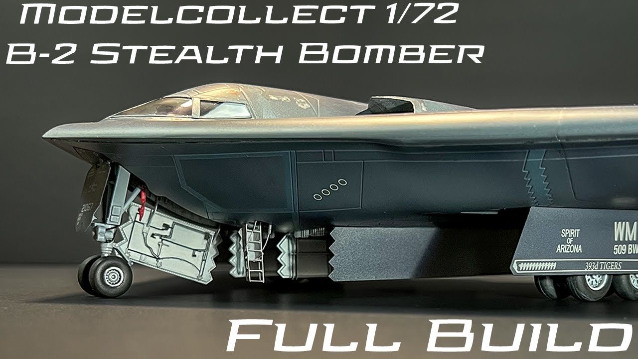 Testors 1:72 scale B-2 Stealth Bomber Model Build - YouTube