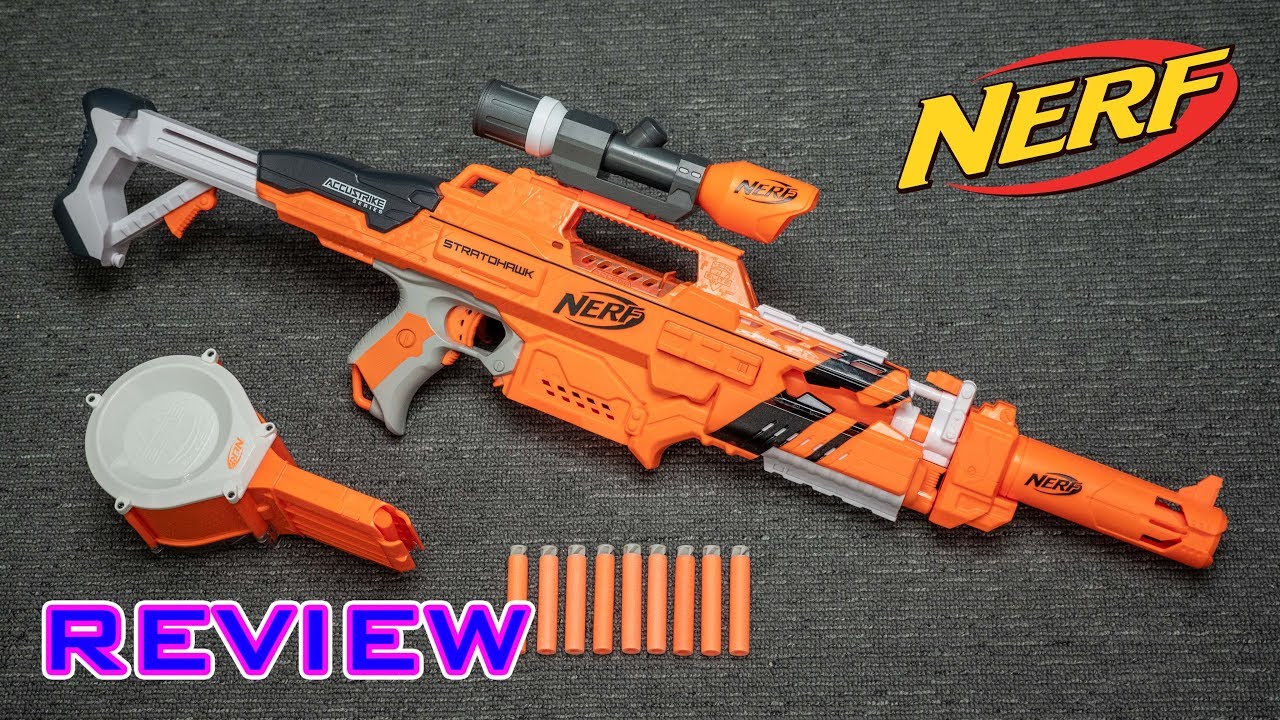 REVIEW] Nerf Accustrike Stratohawk | RAPIDSTRIKE REBORN!! - YouTube