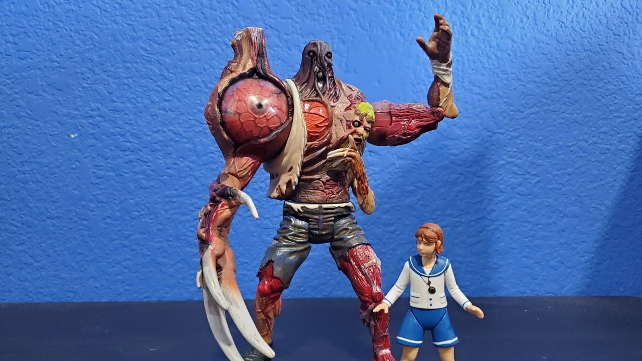 TOY BIZ RESIDENT EVIL 2 WILLIAM BIRKIN AND SHERRY REVIEW