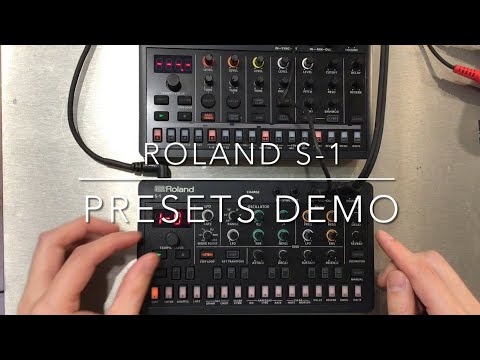 Roland AIRA Compact Series S-1 Presets Demo w/T-8(No Talking