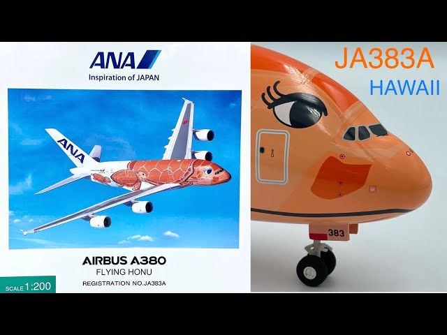 全日空商事 NH20146 ANA AIRBUS A380 JA383A HAWAii FLYING HONU